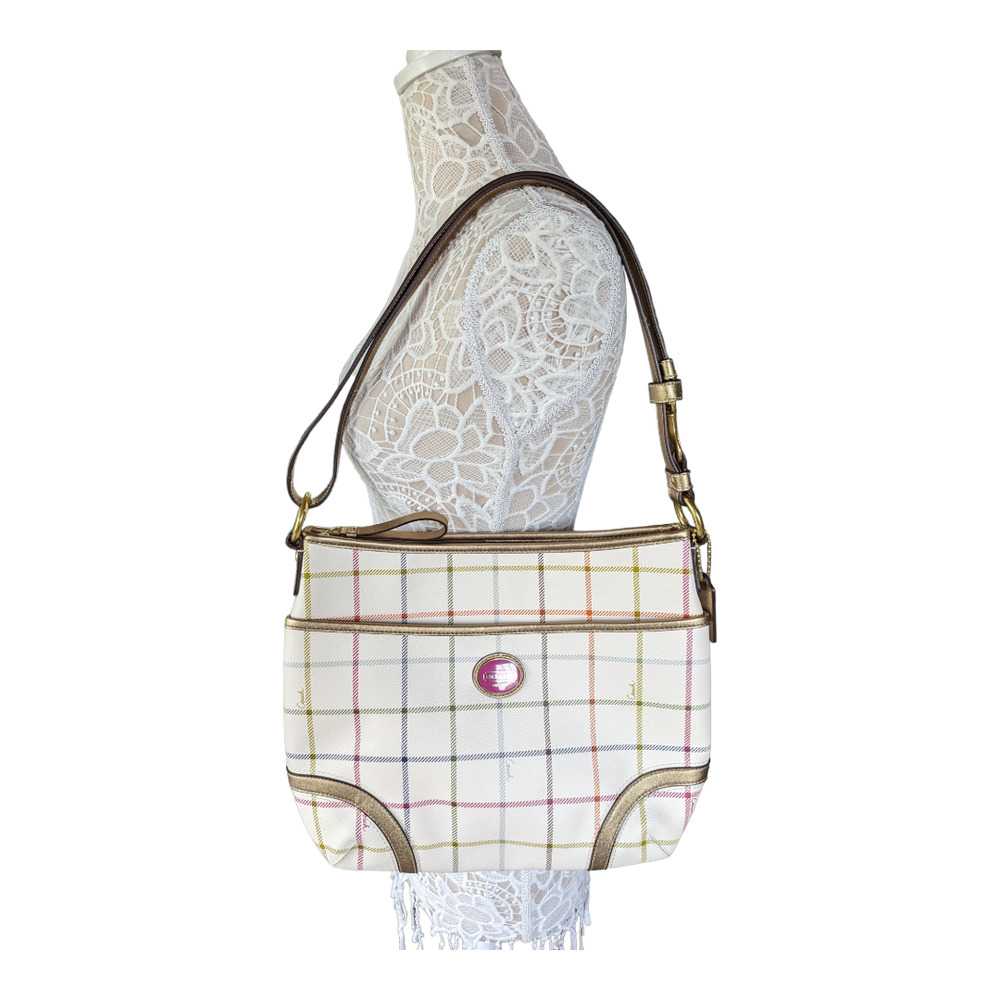 Coach Peyton Tatersall Convertible Hobo Purse NWOT - Picture 2 of 10
